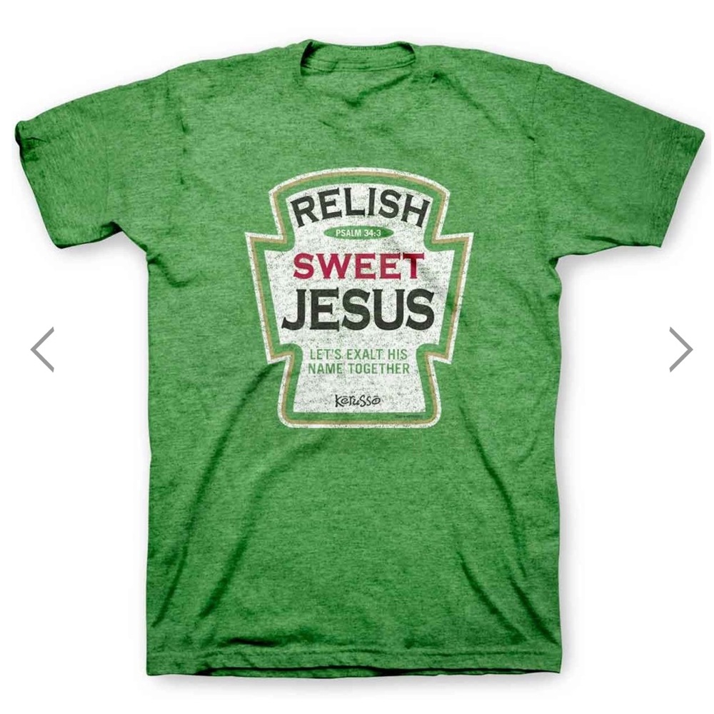 Kerusso Ketchup Mustard Relish Christian T-Shirts bundle or separate